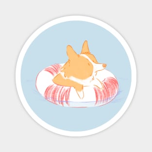 Corgi Pooltime Magnet